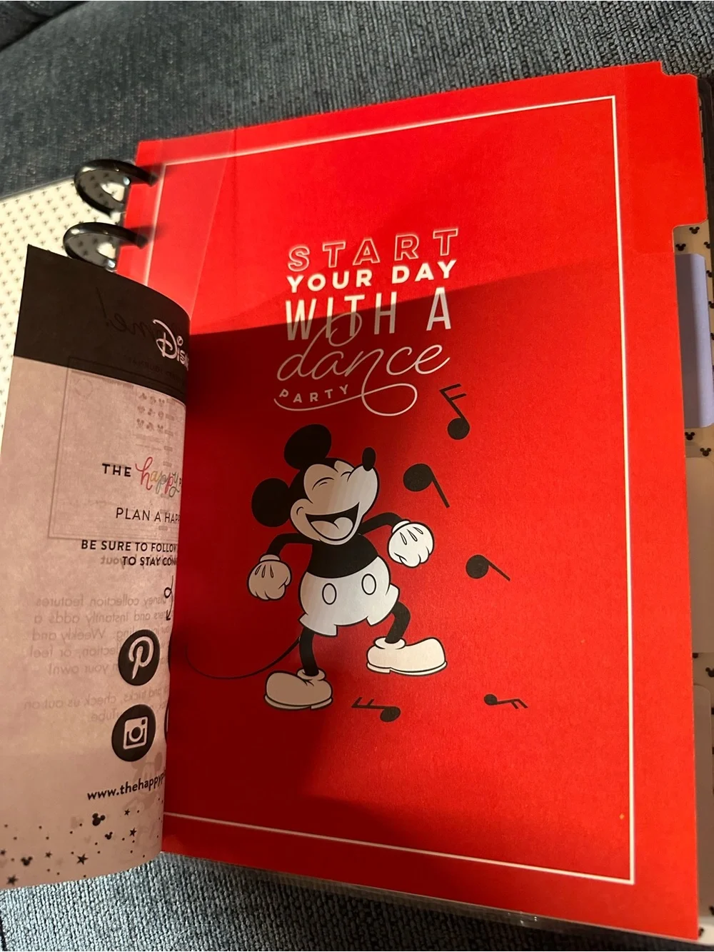 Happy Planner Classic Size Disney Minnie & Mickey Guided Journal